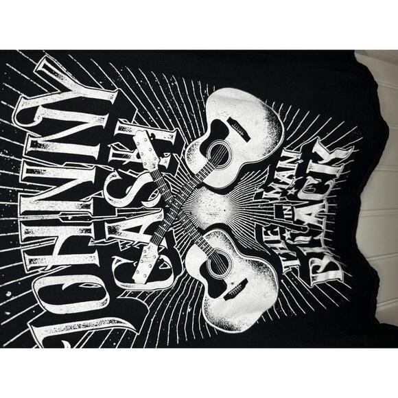 Johnny Cash The Man in Black Boxy Graphic Tee - Picture 3 of 5